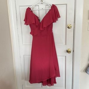 Pink Ruffle Dress